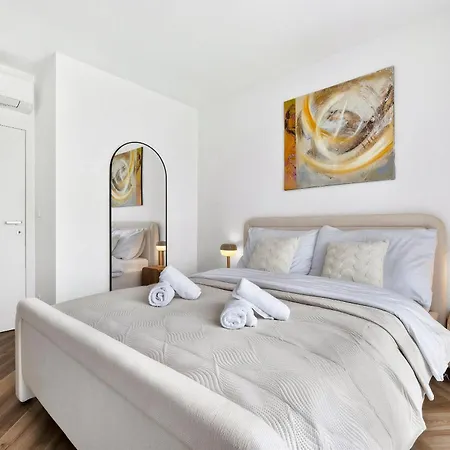 Lejlighed Bright Family For 6 - Ac & Private Parking *